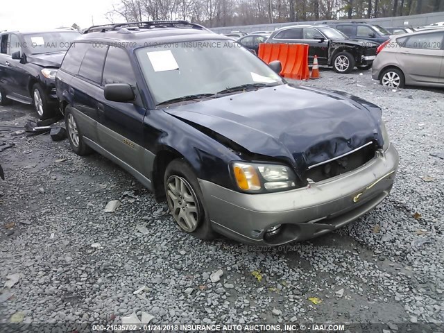 4S3BH675037607436 - 2003 SUBARU LEGACY OUTBACK AWP 蓝色 照片 1