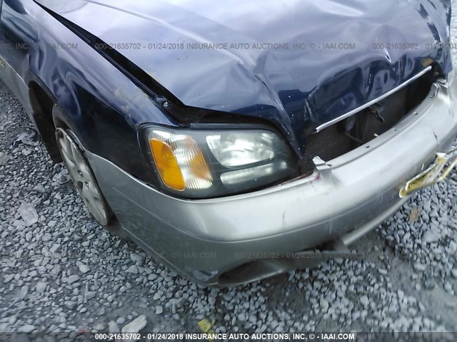 4S3BH675037607436 - 2003 SUBARU LEGACY OUTBACK AWP 蓝色 照片 6