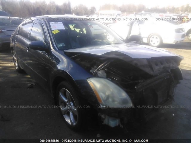 1N4BA41E05C813003 - 2005 NISSAN MAXIMA SE/SL BLUE photo 1