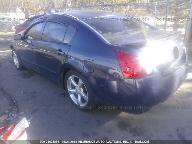 1N4BA41E05C813003 - 2005 NISSAN MAXIMA SE/SL BLUE photo 3