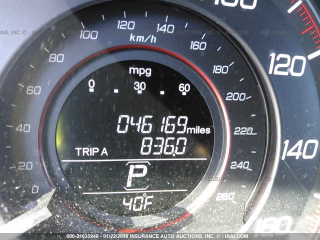 1HGCR2F52DA225216 - 2013 HONDA ACCORD SPORT 灰色 照片 7