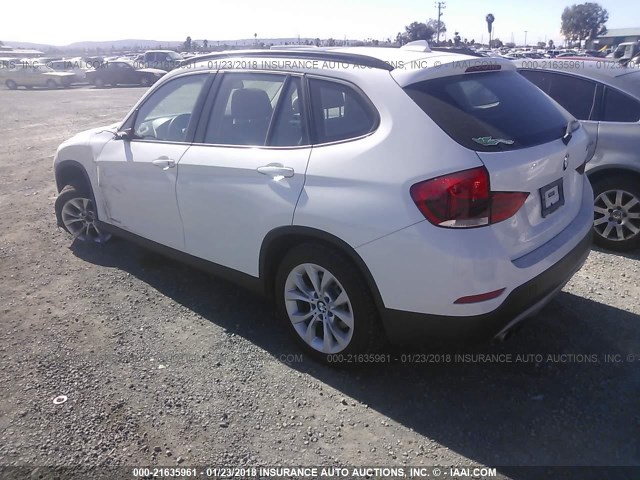 WBAVL1C51EVY17608 - 2014 BMW X1 XDRIVE28I WHITE photo 3