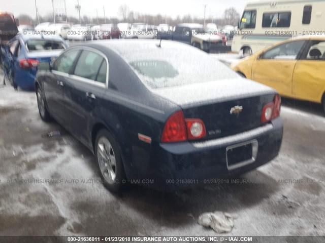 1G1ZB5EB7AF165463 - 2010 CHEVROLET MALIBU LS 蓝色 照片 3