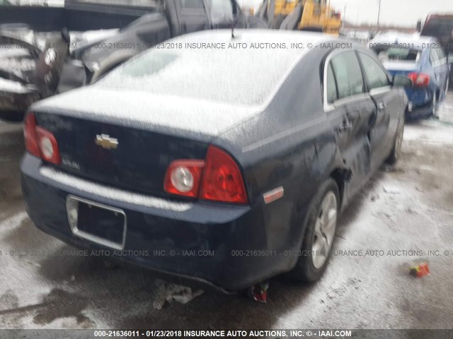 1G1ZB5EB7AF165463 - 2010 CHEVROLET MALIBU LS 蓝色 照片 4