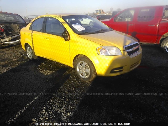 KL1TD5DE7BB113415 - 2011 CHEVROLET AVEO LS/LT 黄色 照片 1