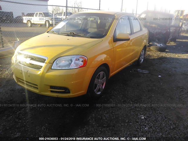 KL1TD5DE7BB113415 - 2011 CHEVROLET AVEO LS/LT 黄色 照片 2