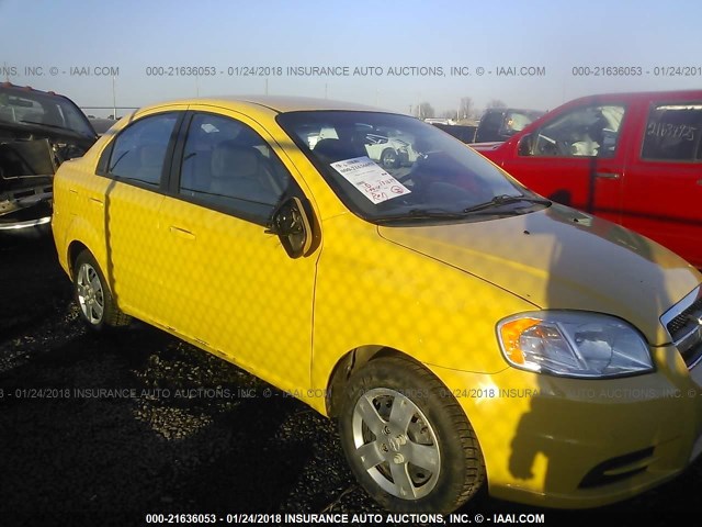 KL1TD5DE7BB113415 - 2011 CHEVROLET AVEO LS/LT 黄色 照片 6