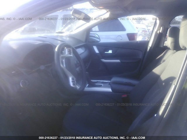 2FMDK3G95CBA04187 - 2012 FORD EDGE SE BLACK photo 5