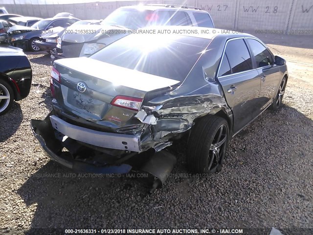 4T1BF1FK8CU628547 - 2012 TOYOTA CAMRY SE/LE/XLE GRAY photo 4