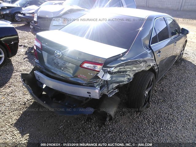 4T1BF1FK8CU628547 - 2012 TOYOTA CAMRY SE/LE/XLE GRAY photo 6