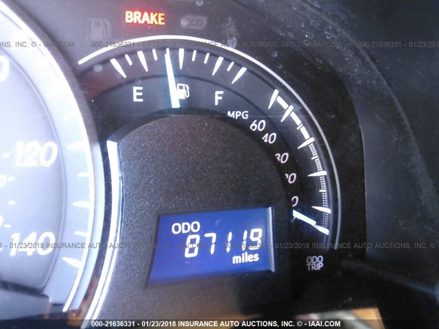 4T1BF1FK8CU628547 - 2012 TOYOTA CAMRY SE/LE/XLE Сұр фото 7