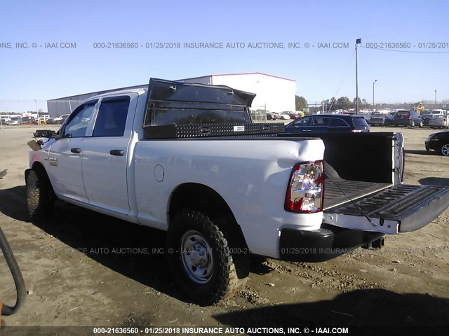 3C6TR4CT1EG105642 - 2014 RAM 2500 ST WHITE photo 3