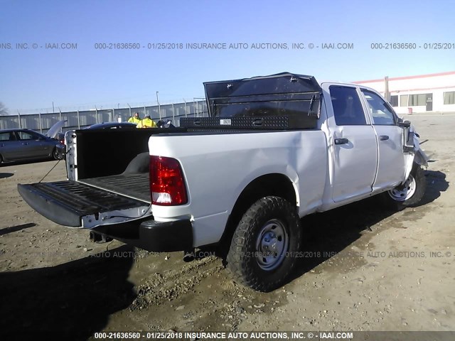 3C6TR4CT1EG105642 - 2014 RAM 2500 ST WHITE photo 4