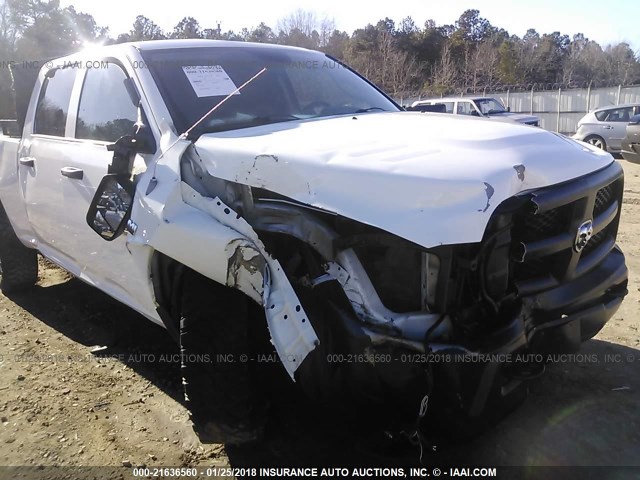 3C6TR4CT1EG105642 - 2014 RAM 2500 ST WHITE photo 6