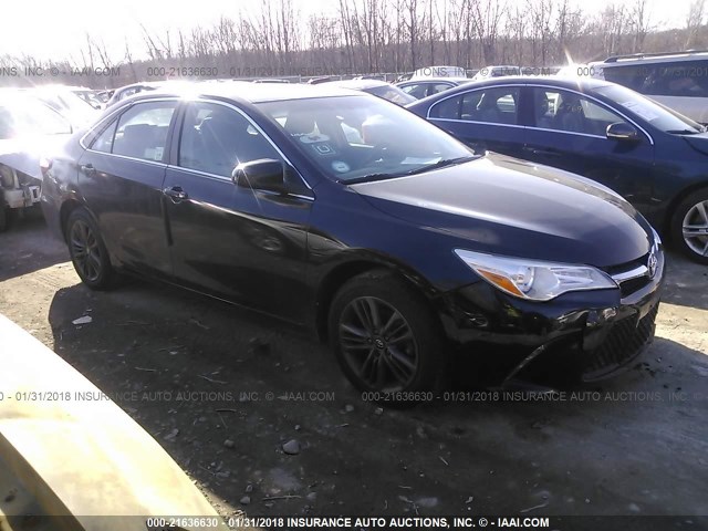 4T1BF1FKXFU107429 - 2015 TOYOTA CAMRY LE/XLE/SE/XSE BLACK photo 1