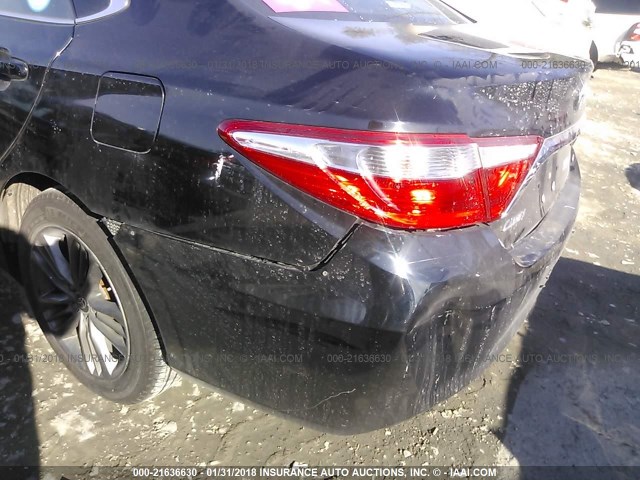 4T1BF1FKXFU107429 - 2015 TOYOTA CAMRY LE/XLE/SE/XSE BLACK photo 6