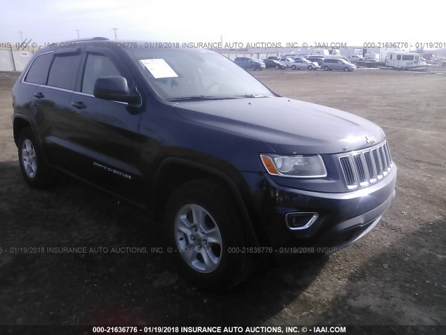 1C4RJFAG7EC269301 - 2014 JEEP GRAND CHEROKEE LAREDO Dark Blue photo 1