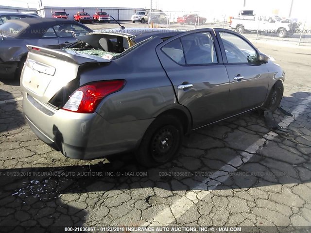 3N1CN7AP2HK429862 - 2017 NISSAN VERSA S/S PLUS/SV/SL GRAY photo 4