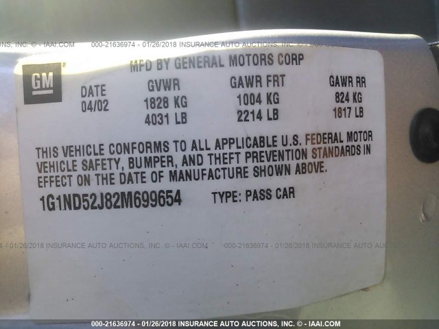 1G1ZH5SXXGF275933 - 2016 CHEVROLET MALIBU LTZ 黑色 照片 9