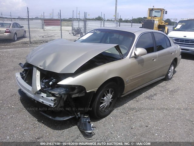 1G4HP52K35U264951 - 2005 BUICK LESABRE CUSTOM GOLD photo 2