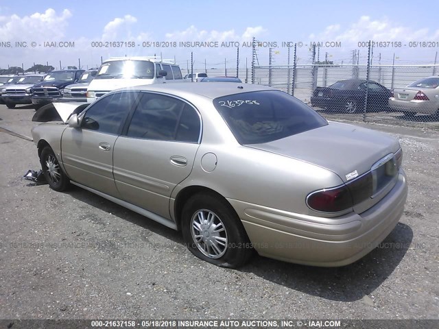 1G4HP52K35U264951 - 2005 BUICK LESABRE CUSTOM GOLD photo 3