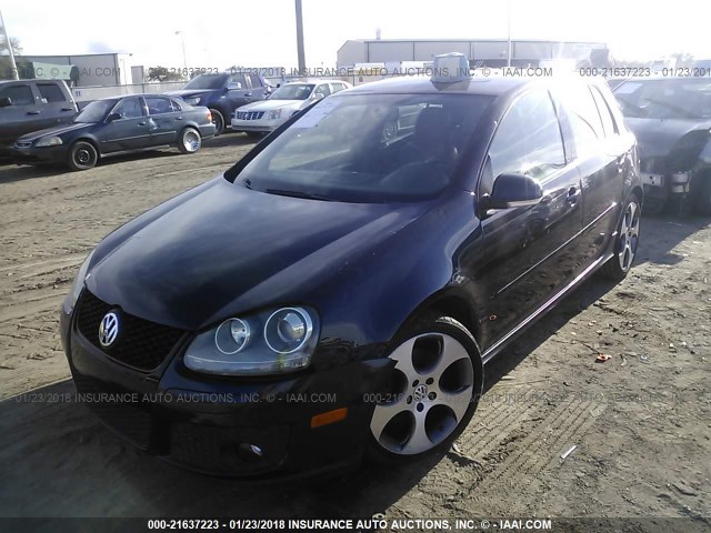 WVWHV71K07W126993 - 2007 VOLKSWAGEN NEW GTI BLACK photo 2