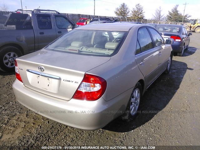 4T1BE30KX4U801316 - 2004 TOYOTA CAMRY LE/XLE/SE ბეჟი ფოტო 4