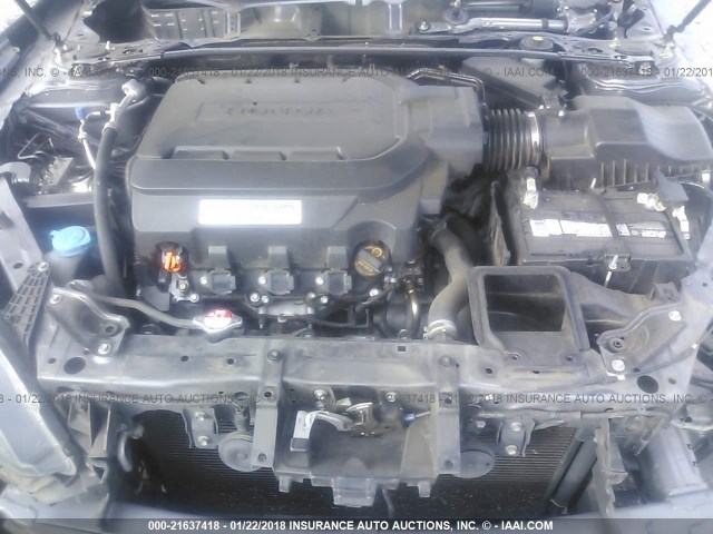 1HGCR3F84DA016382 - 2013 HONDA ACCORD EXL GRAY photo 10