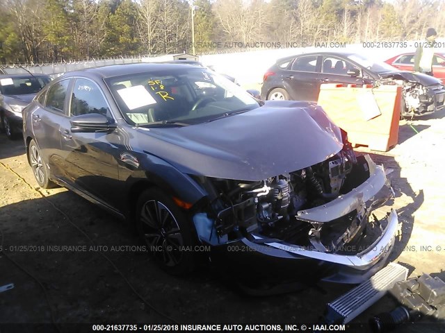 19XFC1F7XHE003664 - 2017 HONDA CIVIC EXL GRAY photo 1