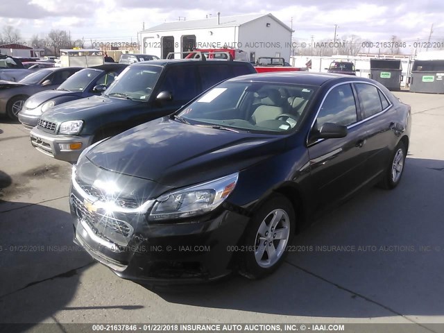 1G11B5SL7EF275090 - 2014 CHEVROLET MALIBU LS 黑色 照片 2