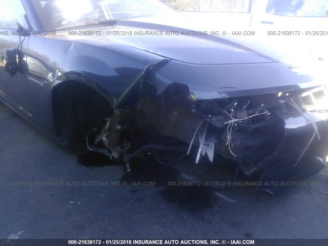 2G1FJ1EJ2D9138089 - 2013 CHEVROLET CAMARO SS Gris foto 6
