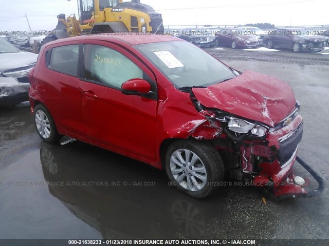 KL8CD6SA5GC631953 - 2016 CHEVROLET SPARK 1LT RED photo 1