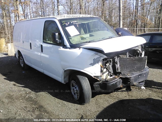 1GTFG15X861143489 - 2006 GMC SAVANA G1500 WHITE photo 1