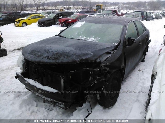 4T1BF1FK4EU327308 - 2014 TOYOTA CAMRY L/SE/LE/XLE 黑色 照片 2