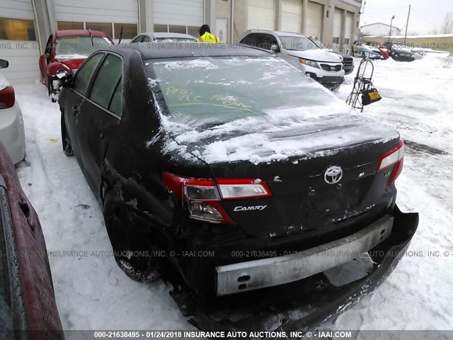 4T1BF1FK4EU327308 - 2014 TOYOTA CAMRY L/SE/LE/XLE 黑色 照片 3