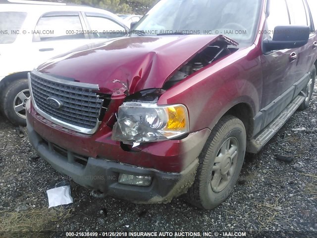 1FMPU16585LA81262 - 2005 FORD EXPEDITION XLT RED photo 6