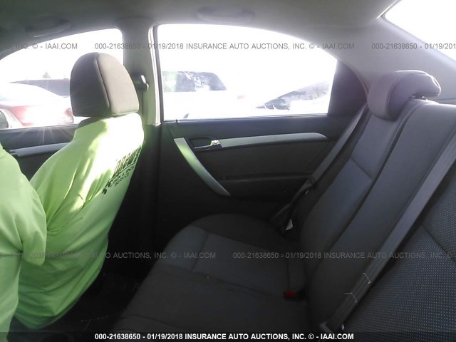 KL1TD5DE3AB131408 - 2010 CHEVROLET AVEO LS/LT 灰色 照片 8