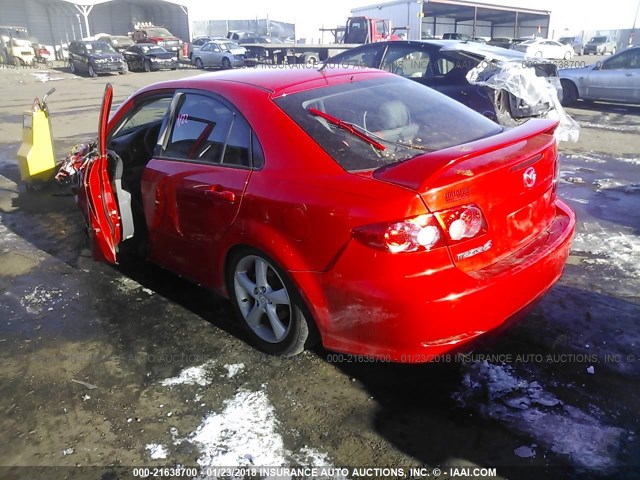 1YVHP84C155M50813 - 2005 MAZDA 6 I RED photo 3