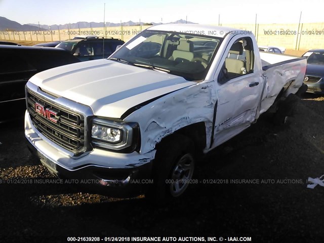 1GTN2LEC8HZ264837 - 2017 GMC SIERRA K1500 WHITE photo 2