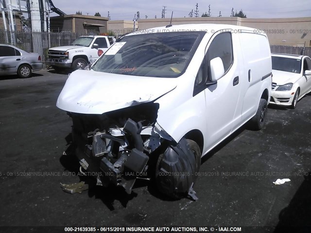 3N6CM0KN0EK700348 - 2014 NISSAN NV200 2.5S/2.5SV WHITE photo 2