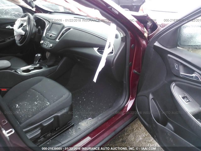 1G1ZB5ST1GF294501 - 2016 CHEVROLET MALIBU LS Bordo foto 5