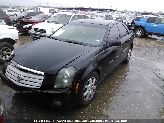 1G6DM57T070128559 - 2007 CADILLAC CTS BLACK photo 2