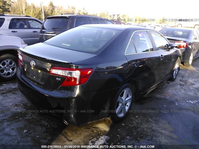 4T1BF1FK8EU311855 - 2014 TOYOTA CAMRY L/SE/LE/XLE 黑色 照片 4