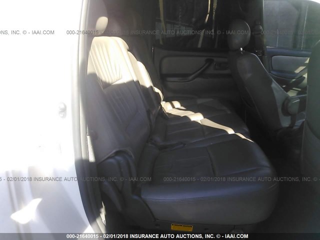 5TBET34176S561702 - 2006 TOYOTA TUNDRA DOUBLE CAB SR5 WHITE photo 8