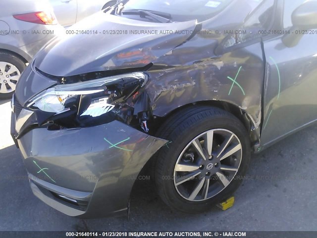 3N1CE2CP4HL368346 - 2017 NISSAN VERSA NOTE S/S PLUS/SV/SL/SR Pewter photo 6