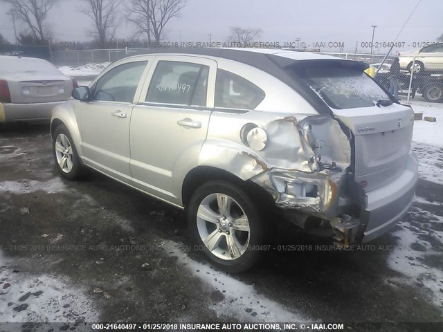 1B3CB3HA6BD238258 - 2011 DODGE CALIBER MAINSTREET SILVER photo 3