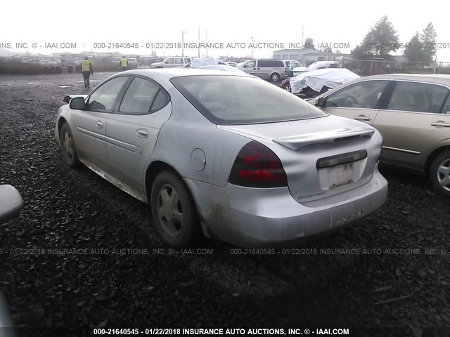2G2WP522851282860 - 2005 PONTIAC GRAND PRIX SILVER photo 3