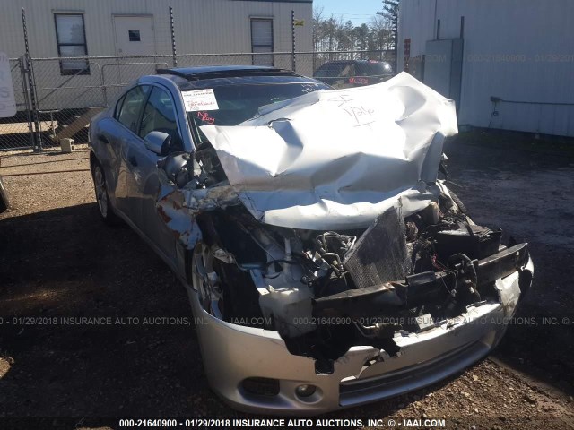 1N4AA5AP6EC456476 - 2014 NISSAN MAXIMA S/SV SILVER photo 1