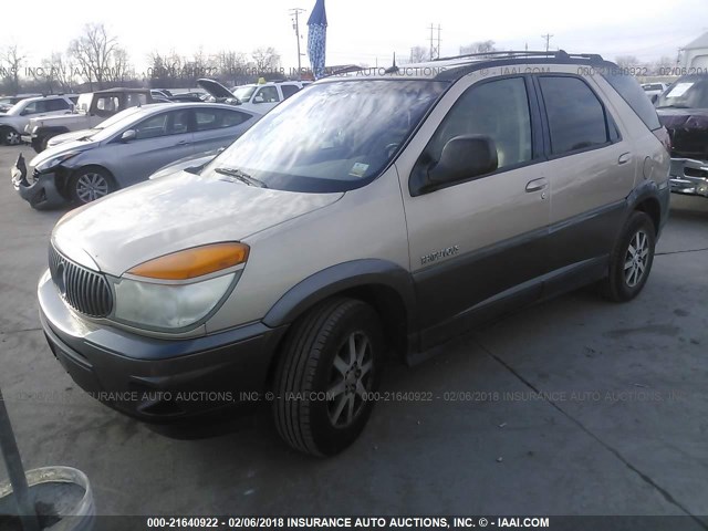 3G5DA03E23S600903 - 2003 BUICK RENDEZVOUS CX/CXL GOLD photo 2