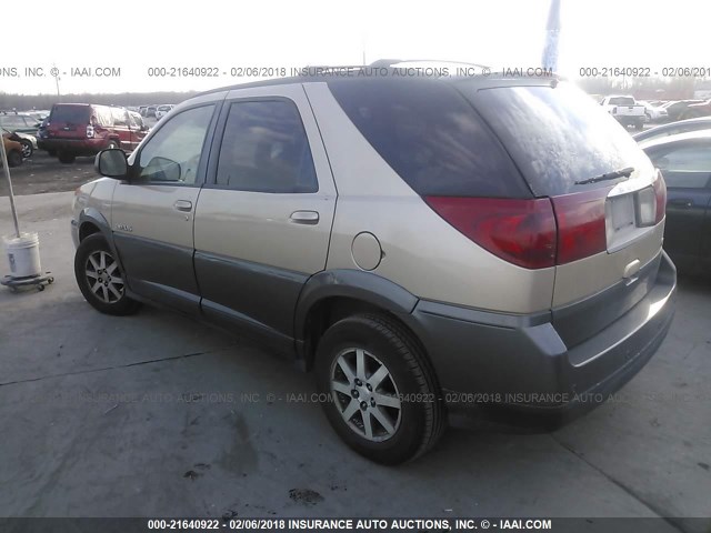 3G5DA03E23S600903 - 2003 BUICK RENDEZVOUS CX/CXL GOLD photo 3